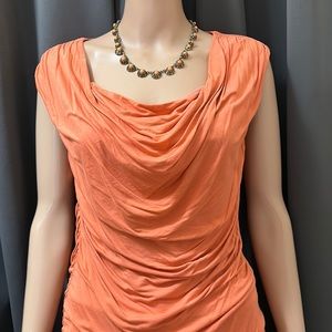 Knit Ruched Cowl Neck Top Maurice’s Medium